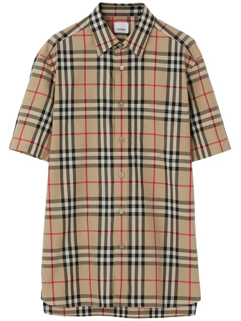 burberry pattern shirt.